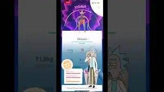 SOLO DEOXYS RAID 🤯 #pokemongo #pokemonchannel #pokemoncommunity #deoxys #viral #shorts #pokemon