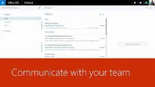 Communicate with your team using MS Outlook