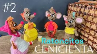 JAQ! Ratoncito y amigo de CENICIENTA Amigurumi paso a paso - Los amigos de Cenicienta tejidos #2