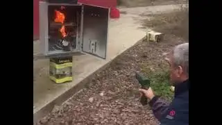 Electrical Fire test Demo Fire RID