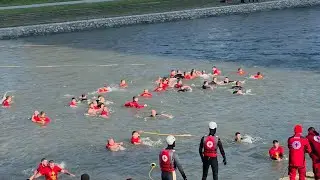 Buz Gibi Vardar Nehri’ne Atladılar! Üsküp’te 19 Ocak Ortodoks Ritüeli
