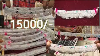 Latest Silver Anklets Design price| wedding Ankltes new design