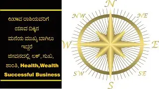 🏡🏘️ನಿಮ್ಮ ರಾಶಿಗೆ ಯಾವ ದಿಕ್ಕಿನಲ್ಲಿ ಮನೆಯ ಬಾಗಿಲು ಇದ್ದರೆ ಅದೃಷ್ಟ, Main Door Vasthu For Luck & Success
