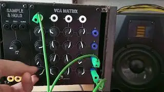 VCA Matrix Module demo, 3dPdModular