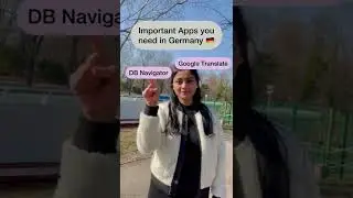 Useful Apps you need in Germany 🇩🇪😀👍 #shorts #youtubeshorts #indian #apps #foodapp  #travelapp