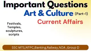 Art & Culture Current Affair MCQ's | Places in NEWS | Important Questions for Competitive Exams