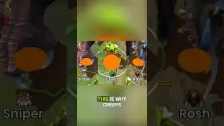Why Creeps Block Better Than Heroes #shorts