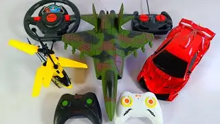 Unboxing Remote Control Monster Truck, Electric City Car, RC Police SUV
