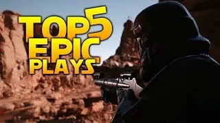 Star Wars Battlefront TOP 5 EPIC PLAYS: Tons of Multi kills!