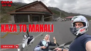 EP-12 काजा से मनाली पहुंचने में हुई बुरी हालत😰 || Delhi To Kaza TO Manali By Road On My Scooty