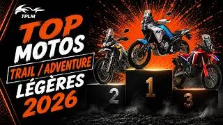 🏆 Top 8 des motos trail / adventure les plus légères 🪶 pour 2026
