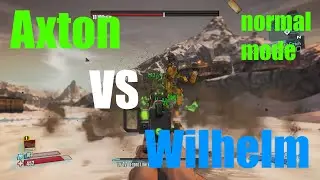 Borderlands 2: Axton kills Wilhelm with Vladof Pistol (normal mode)