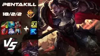 TOP Darius vs Sion [PENTAKILL] - EU Grandmaster Patch 25.22
