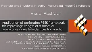 Application of perforated PEEK framework for improving strength of a bases of removable ...