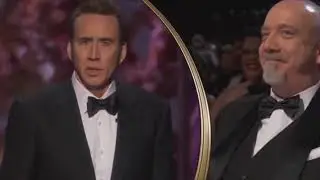 Do I believe Nicolas Cage would have worn the contact lens to be blind for the role 💯 #oscars2024