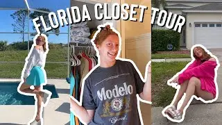 FLORIDA CLOSET TOUR | BASICS CLOTHING HAUL