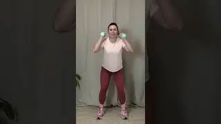 Walking Cardio With Dumbbells #strength #endurance #walking #fitness #workout #fitmom #getfit #fit