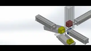 Sorting Device - Event Based Motion on SOLIDWORKS Motion #shorts