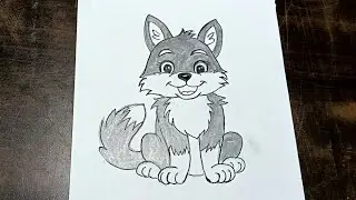 Easy Fox🦊 Drawing 🎨/ how to draw fox step by step 
