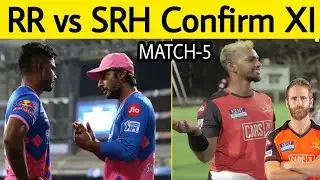 RR vs SRH Both Teams Playing 11 in MATCH-5 | Pooran, Chahal | Rajasthan vs Hyderabad IPL 2022