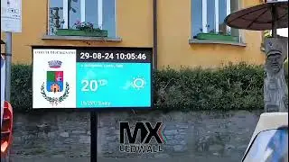 Display led informativo PMV Informacitt&agrave; per Comune di Schignano - MX LEDWALL