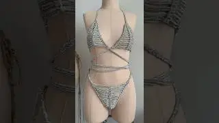 Macrame Bikini course available - comment for link to full course #macramemakers #bikini #macrame
