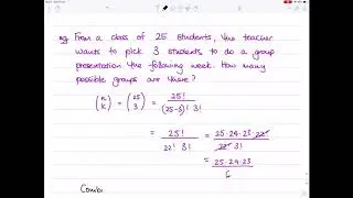 2.4 Combinations & Pascal's Triangle