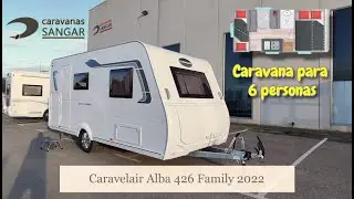 2022 Caravelair Alba 426 Family - Caravana para 6 personas - CARAVANAS SANGAR