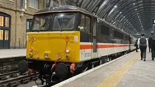 87002 5Z87 King&rsquo;s cross - Crewe H.S at King&rsquo;s cross - 13/01/25