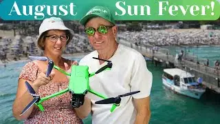 Sunny Beach sizzles in August, stunning beaches packed!
