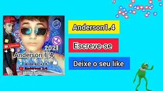 🔴intro  abertura 'de video Anderson1.4 //oficial assistam.