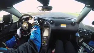McLaren P1 lap around ButtonWillow with CJ Wilson