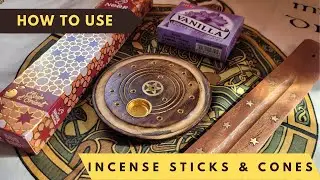 How to use: Incense sticks & cones
