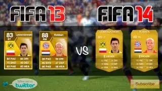 FIFA 14 Ultimate Team - Official Player stats comparison Ep. 3 ft Robben, Lewandowski & Hazard!