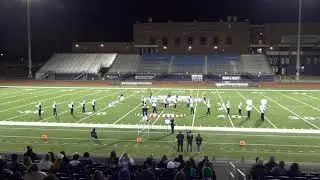 10-23-2021 Milford HS Band and Color Guard, UNH Band Show 2021
