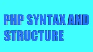 PHP basic structure and syntax | backend development (Hindi)