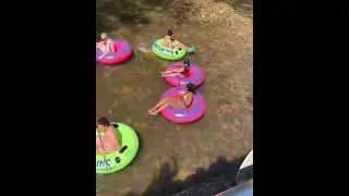 Snake prank on the river
