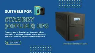 Standby vs. Line-Interactive vs. Online UPS: What's the Difference? - ALMIRIA KENYA