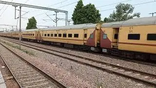 12617/Mangala Lakshadweep Departure From Faridabad & WAP-1 LOCO SPOTTING.