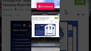 🚨 Giveaway - Free React Native project - free CodeCanyon project #foryou #codecanyon #giveaway