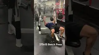 Bench Press 275x15 @ Apex Gym