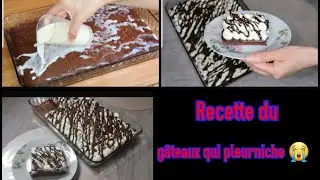Recette du gâteau qui pleurniche 😭😭 mais pourquoi il pleurniche le gâteau hein ???😕 Lütfen ağlama😿