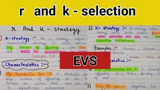 r and k selection | r and k strategy | r and k selection in environmental studies