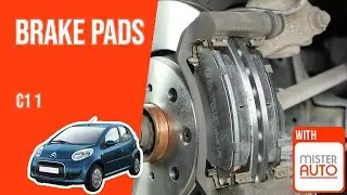 How to replace the front brake pads C1 mk1 🚗