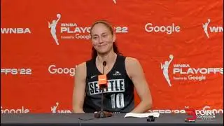 Sue Bird's presser after her last game played in the WNBA