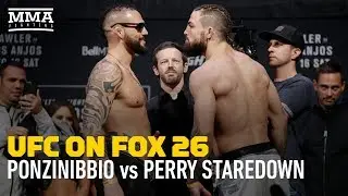 UFC on FOX 26: Mike Perry vs. Santiago Ponzinibbio Staredown - MMA Fighting