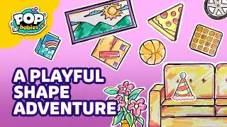 Learn About Shapes in Filipino (Tagalog) | Fun Lessons for Kids | Pop Babies