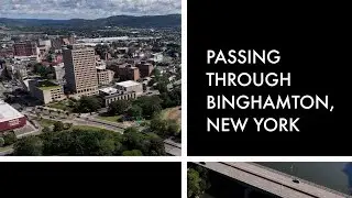 4k Aerials of Binghamton, NY - Beautiful Day, Beautiful City