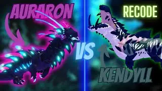 KENDYLL VS AURARON | Creatures of Sonaria Recode