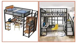 Bunk bed ideas for your woodworking project / Iron Bunk Bed/ space saving Bed.